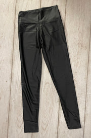 WETLOOK HIGH WAIST LEGGINGS -  The Style Society Boutique 