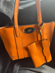 THE MINI TOTE IN ORANGE -  The Style Society Boutique 