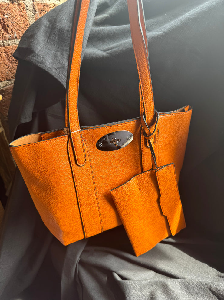 THE MINI TOTE IN ORANGE -  The Style Society Boutique 