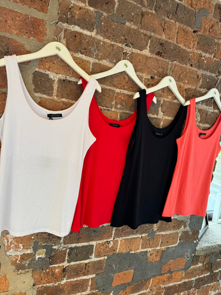 BASIC SCOOP NECK VEST -  The Style Society Boutique 