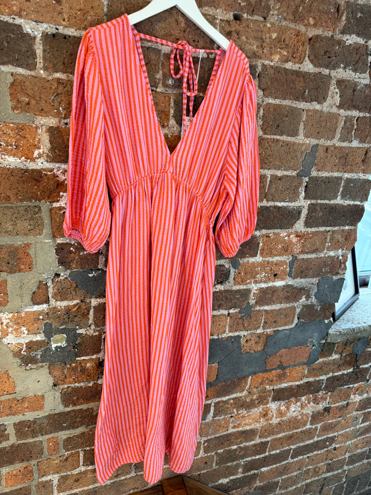 CANDY STRIPE PRINT DRESS -  The Style Society Boutique 