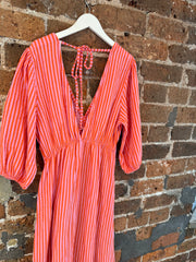 CANDY STRIPE PRINT DRESS -  The Style Society Boutique 