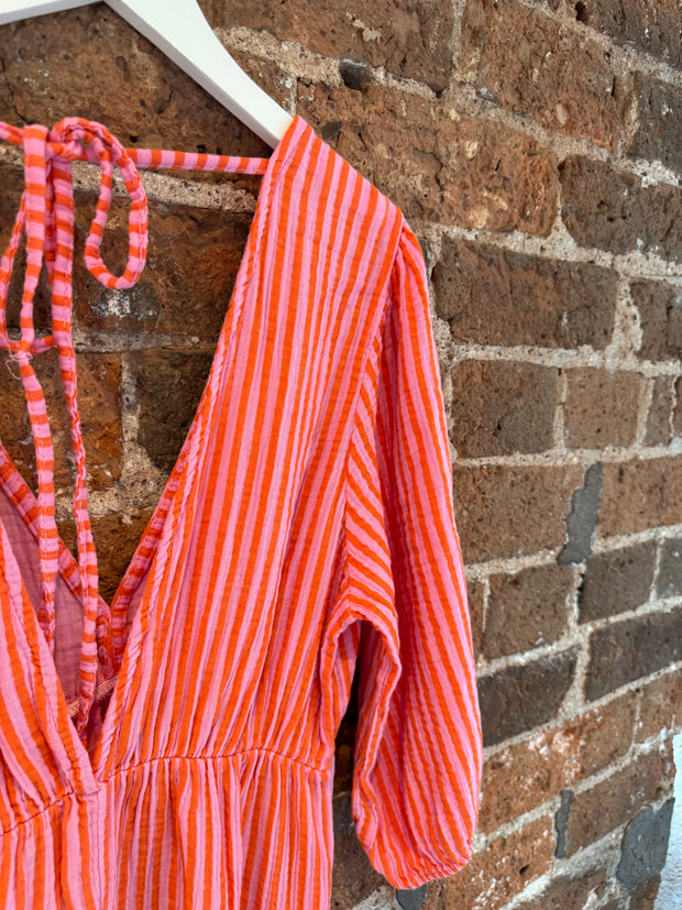 CANDY STRIPE PRINT DRESS -  The Style Society Boutique 