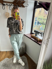 ACID WASH BALLOON TROUSERS -  The Style Society Boutique 