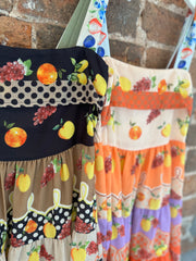 FEELING FRUITY SUNDRESS IN CREAM -  The Style Society Boutique 