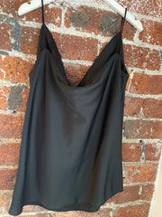 SATIN COWL CAMI TOP -  The Style Society Boutique 
